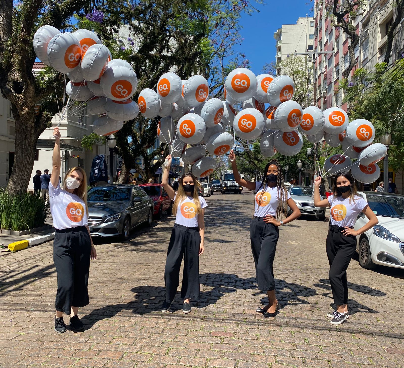 entrega de brindes Balao