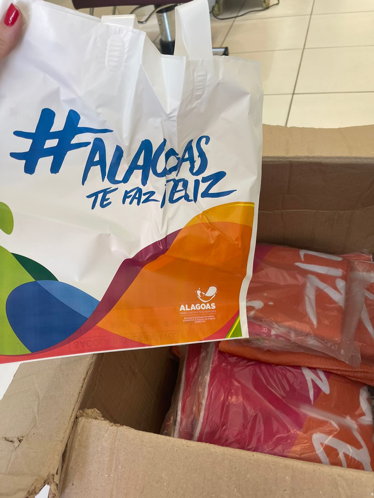 exemplo de brinde