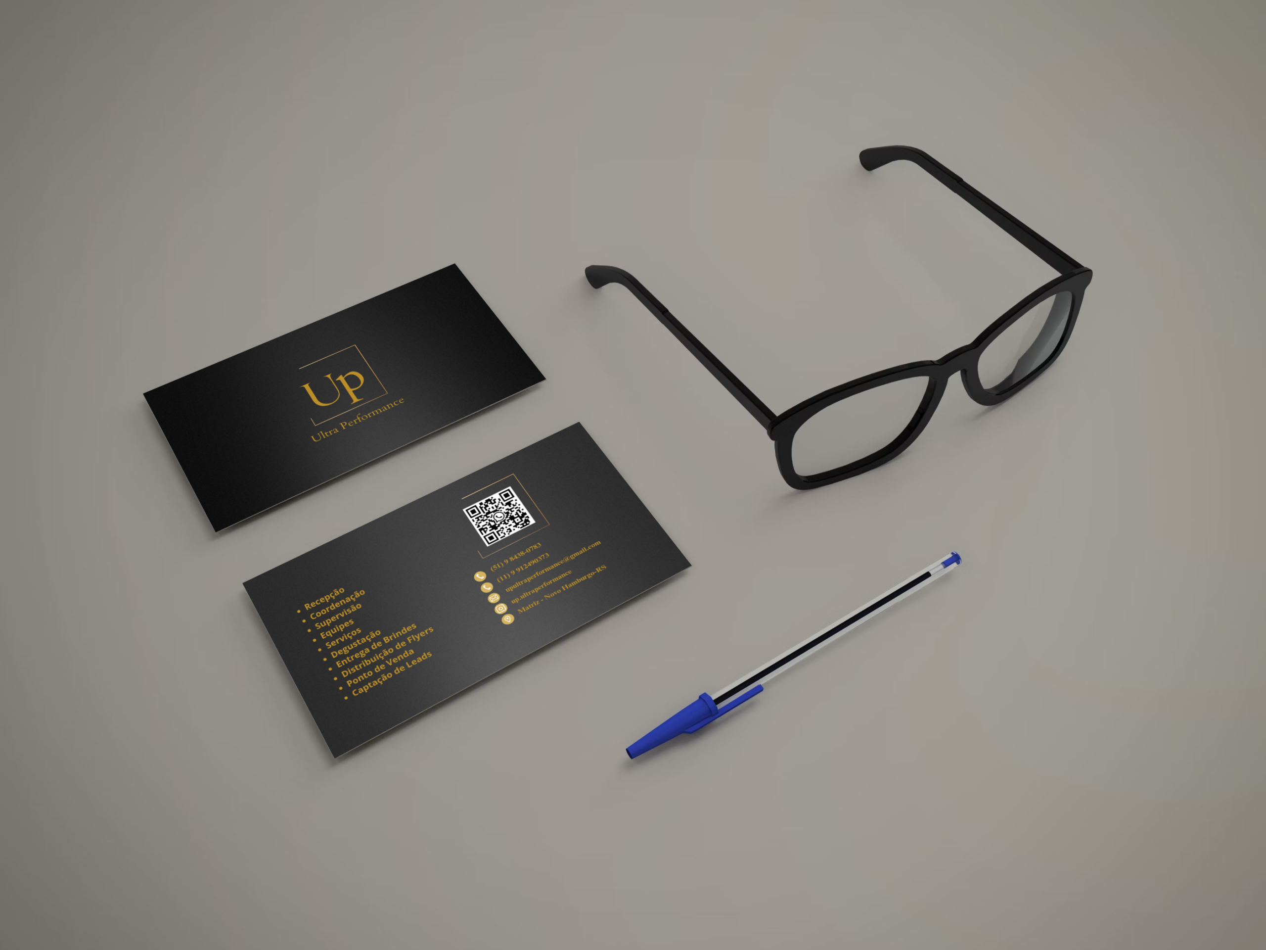 two-side-business-card-mockup